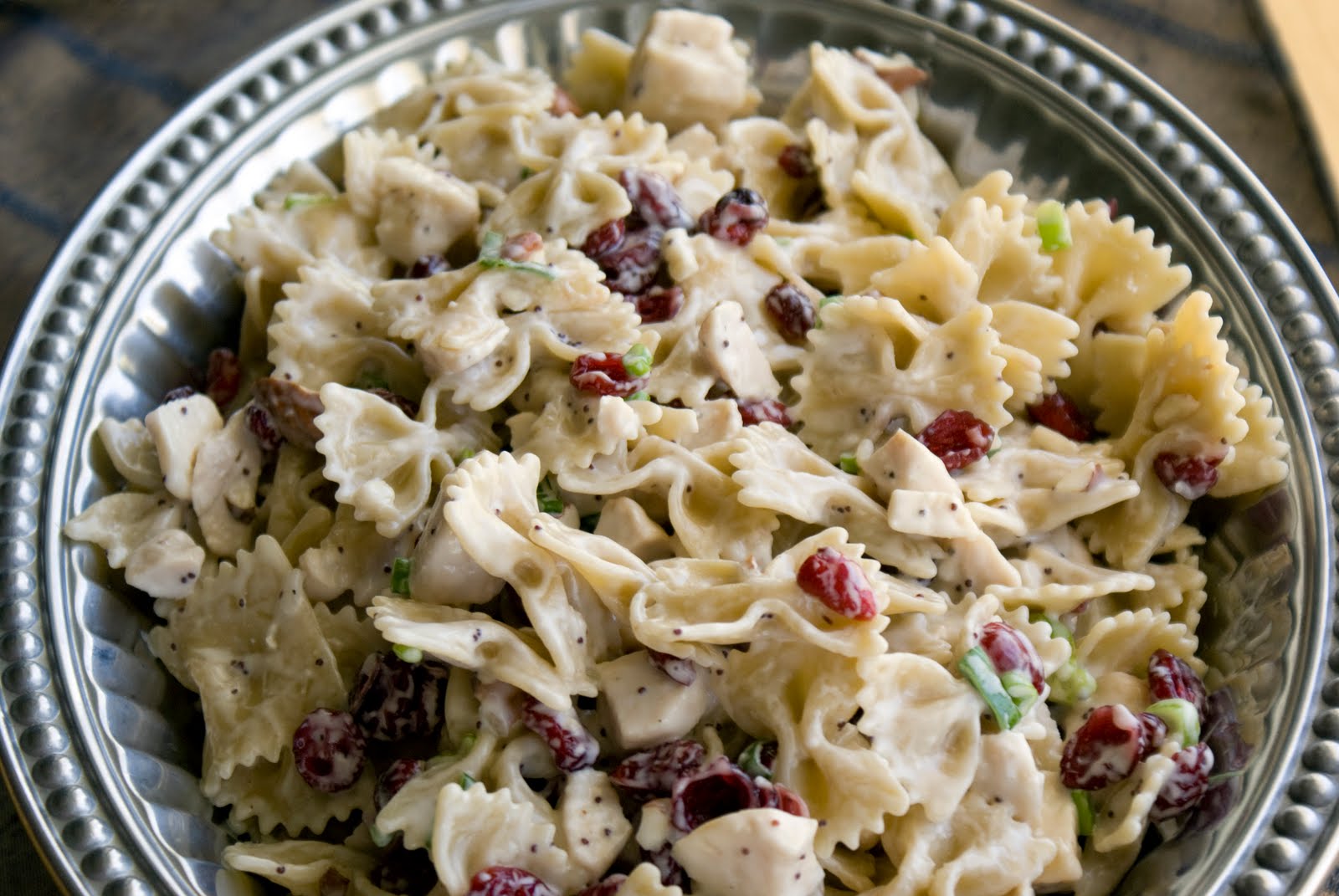 chicken pasta salad mayonnaise dressing